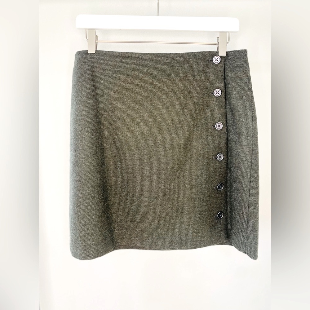 BANANA REPUBLIC Factory - Flannel Side Button Skirt